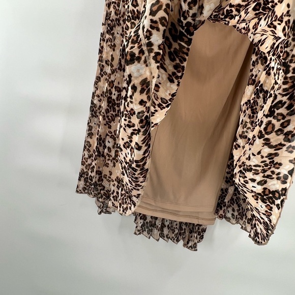 Lane Bryant leopard print pleated skirt size 18/20 - Picture 8 of 8